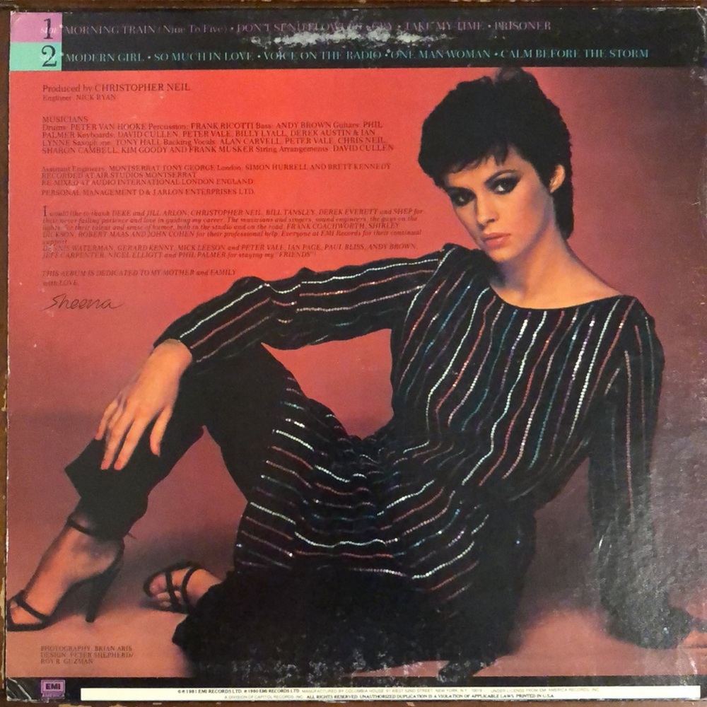 Sheena Easton Sheena Vinyl Lp '81